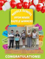 Middle School Open House Raffle Winners!