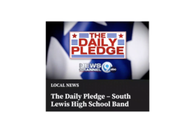 South Lewis Band Recites the Pledge of Allegiance on Ch. 9