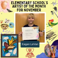 Elementary School's Artist of the Month!