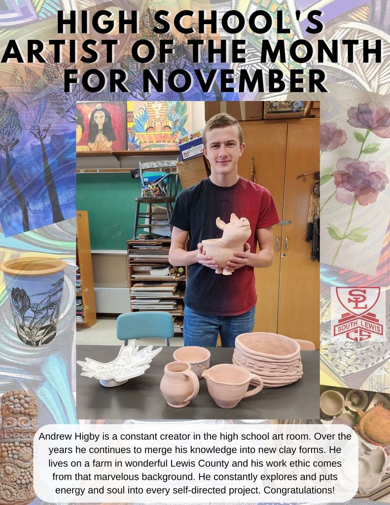 High School Artist of the Month