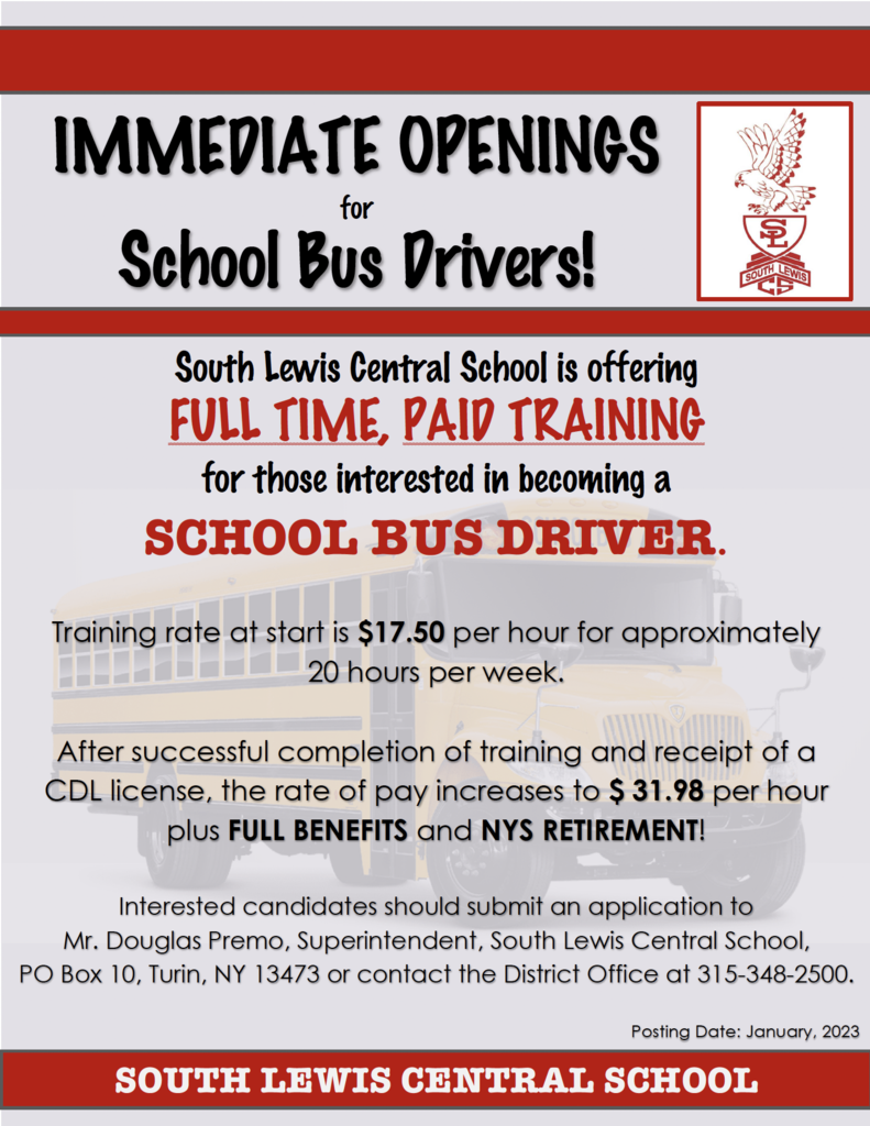 Bus Driver opening