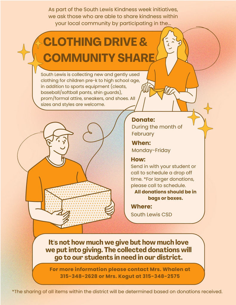 Clothing Drive and Community Share