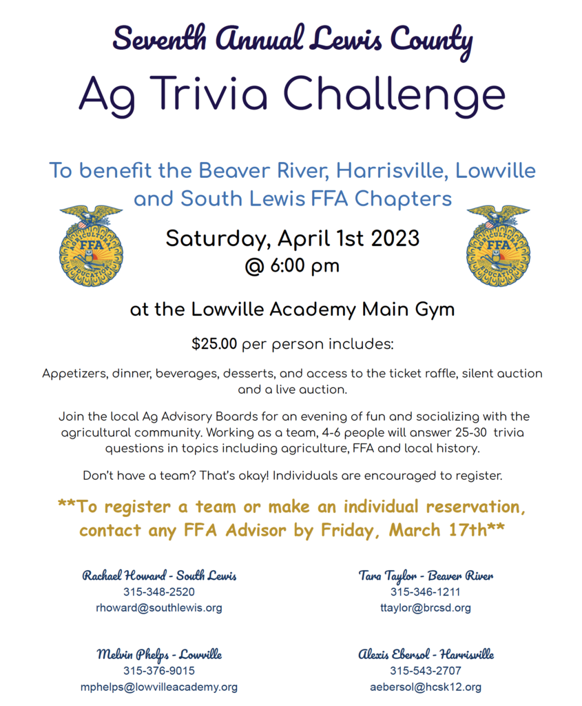 7th Annual AG Trivia Challenge 