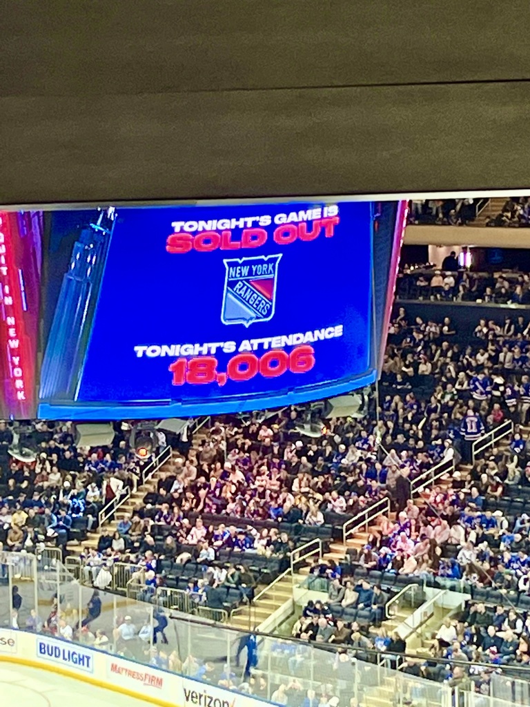 sold out Rangers